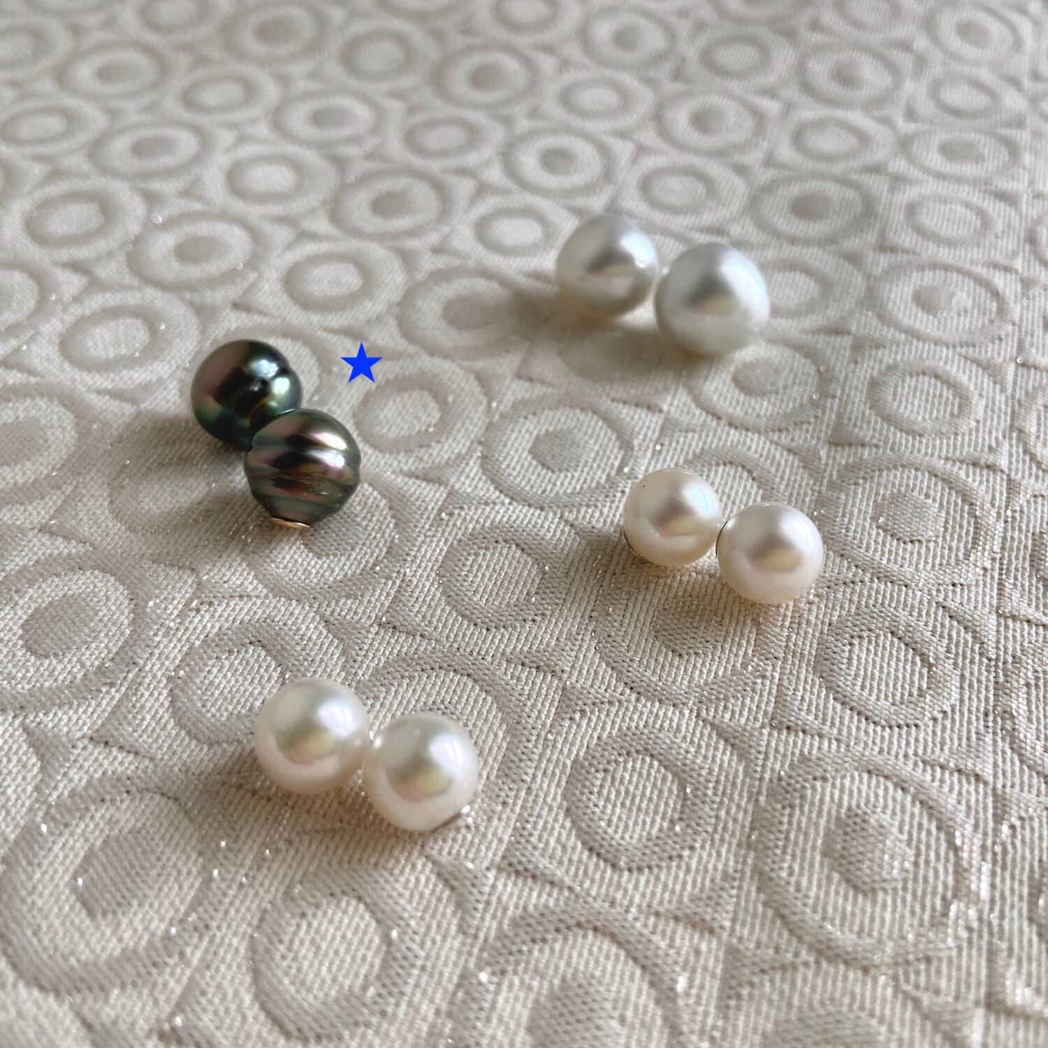 K18 South Sea Pearl Earring Back Set/K18 南洋バロックパール・ピアスキャッチセット