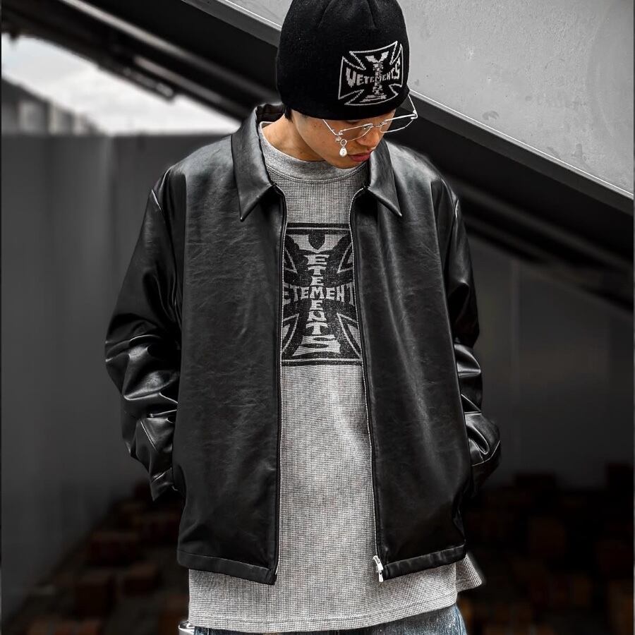 VETEMENTS】BIKER CROSS LOGO BEANIE | AYIN