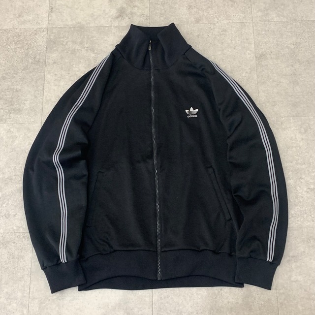 アディダス　adidas トラックジャケット　ブラック　グレー　ジャージ
