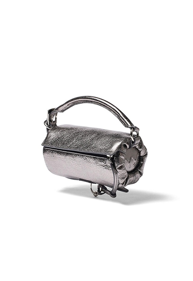 [OPEN YY] YY PILLOW HANDLE MINI, GUNMETAL 正規品 韓国ブランド 韓国通販 韓国代行 韓国ファッション オープン ワイワイ 日本 店舗