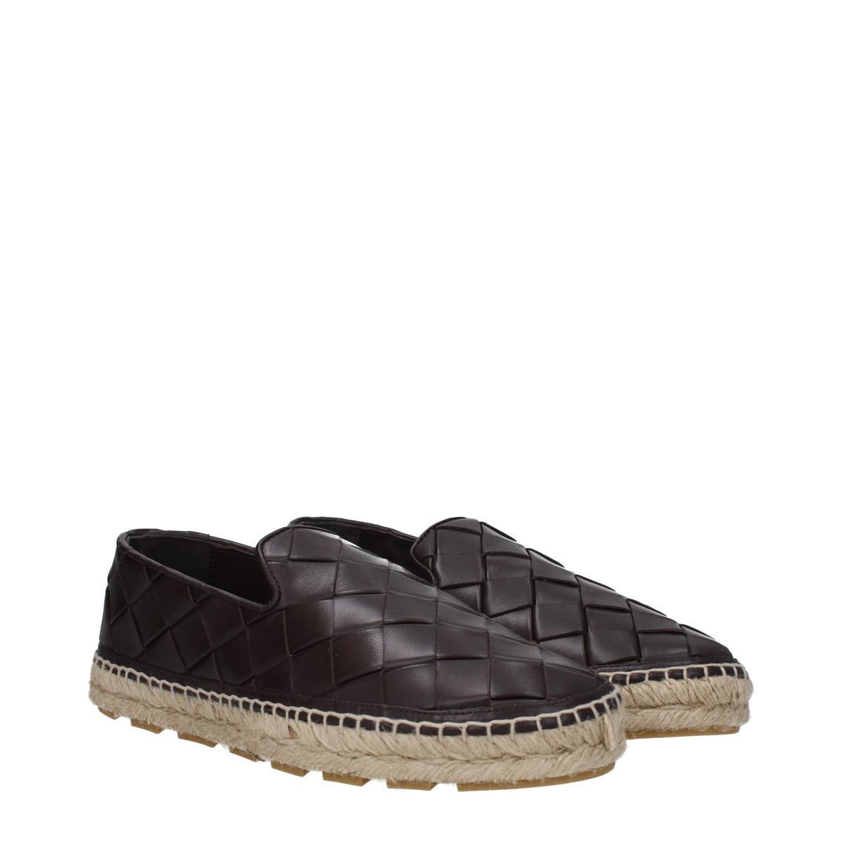 【新品】BOTTEGA VENETA ボッテガヴェネタ レディース エスパドリーユ レザー ブラウン 775340V2ED12113