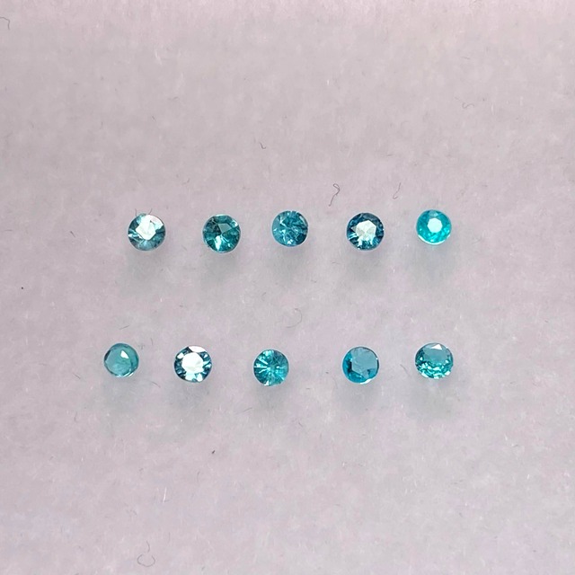 ⁂天然⁂　◇パライバトルマリン◇　10pcs～0.20ct 　ブラジル産