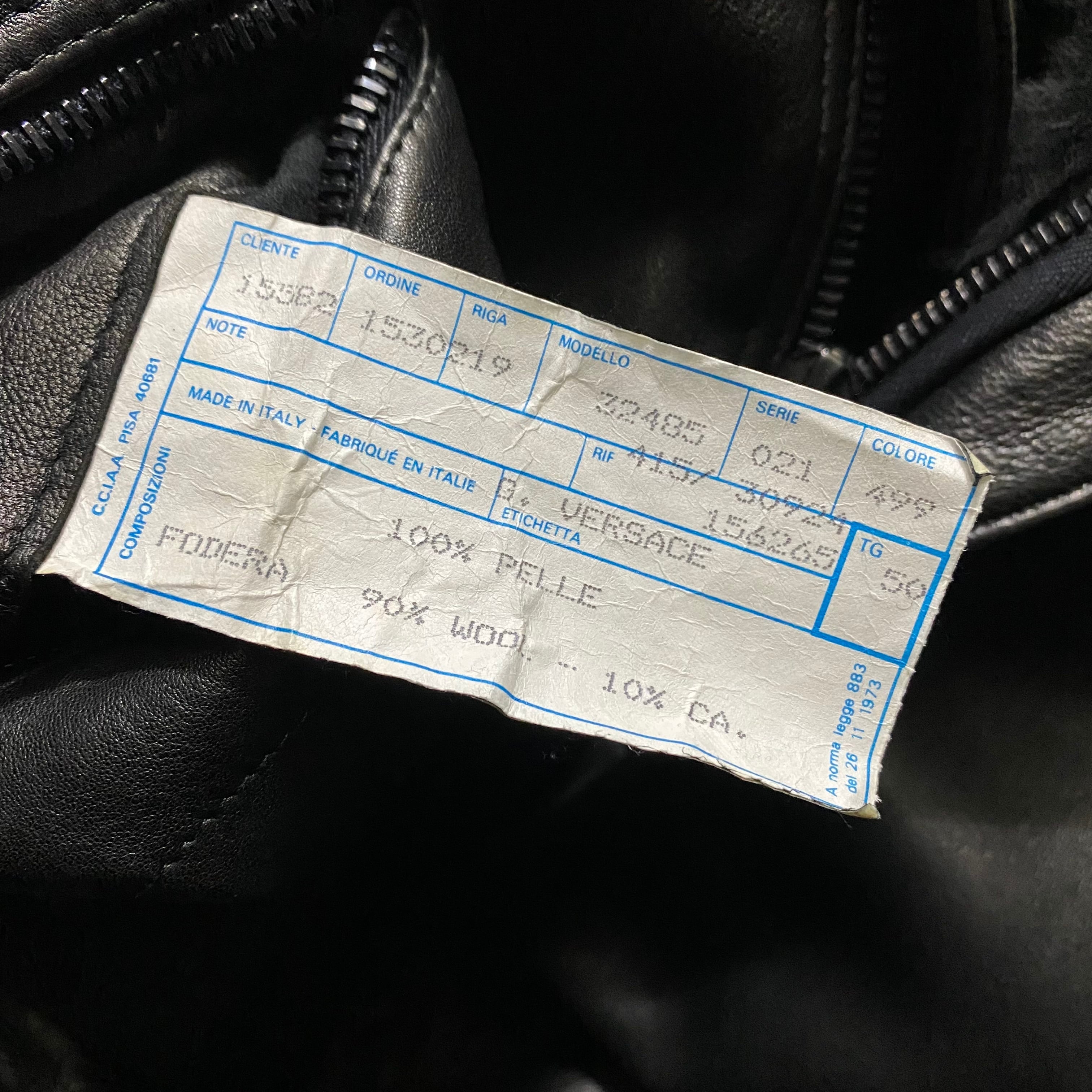 vintage GIANNI VERSACE leather riders coat | NOIR ONLINE vintage GIANNI VERSACE leather riders coat | NOIR ONLINE
