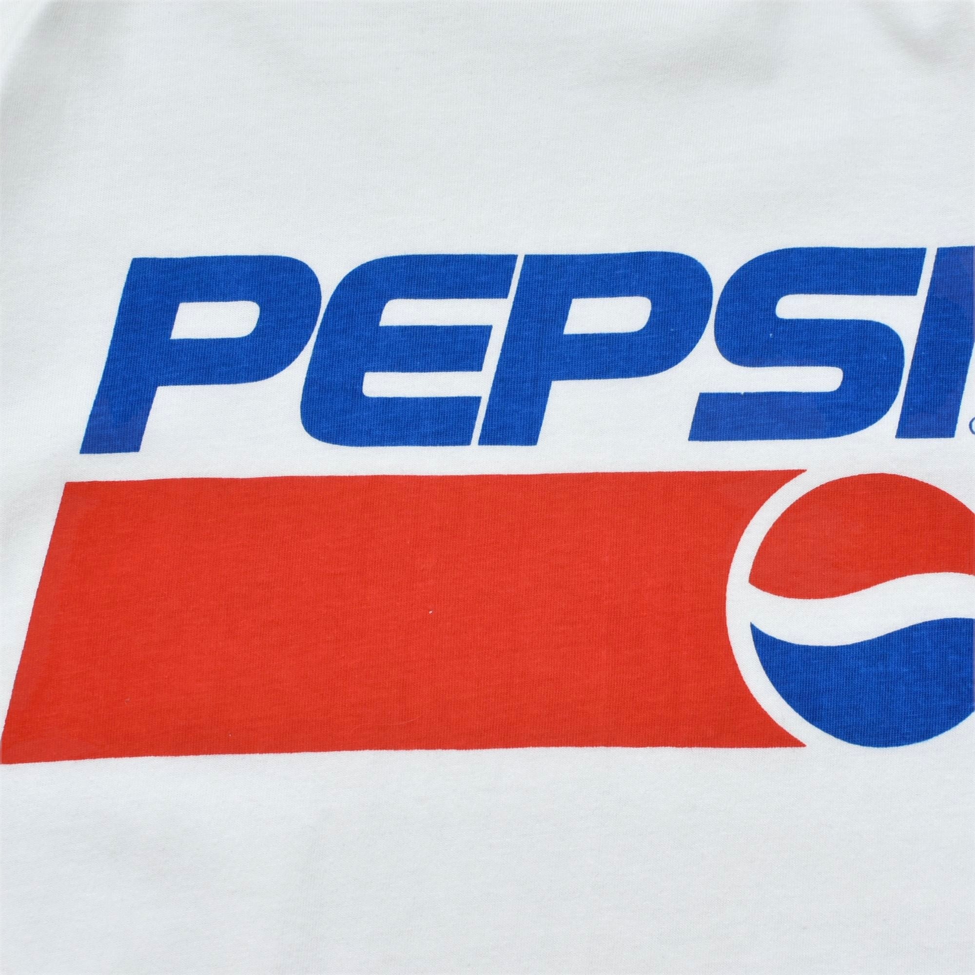 PEPSI COLA logo print T-shirt | 古着屋 grin days memory 【公式