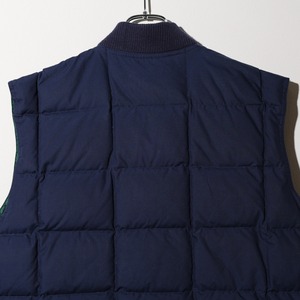 極美品 M リバーシブル Eddie Bauer Downlight Canadian Vest グースダウンベスト エディーバウアー