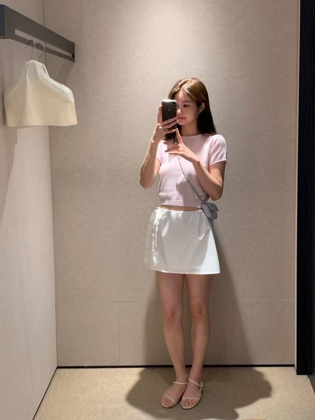 (vegetable) ruffle Wrap skirt / 2color