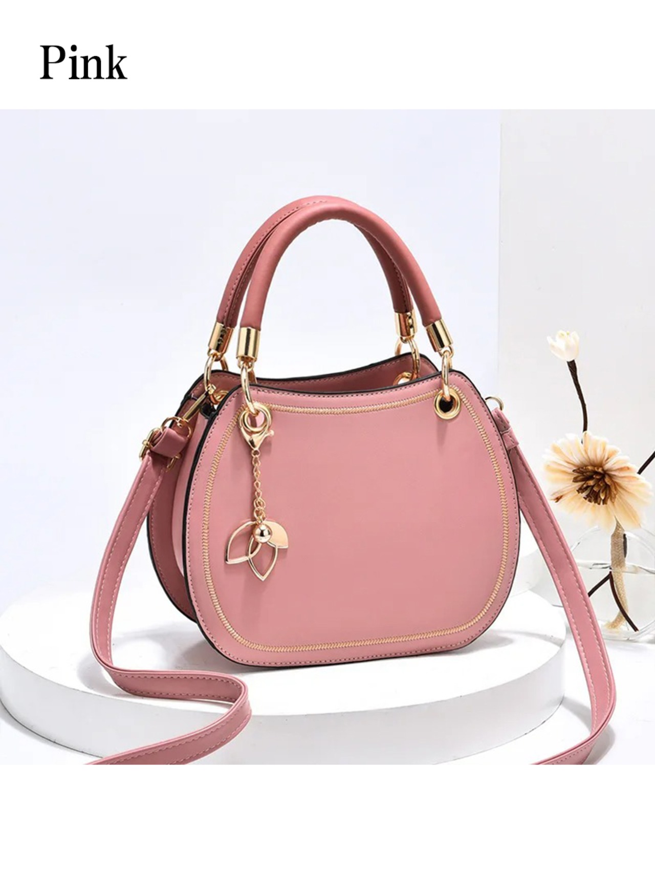 【0276】Leaf Charm 2way Hand Shoulder Bag