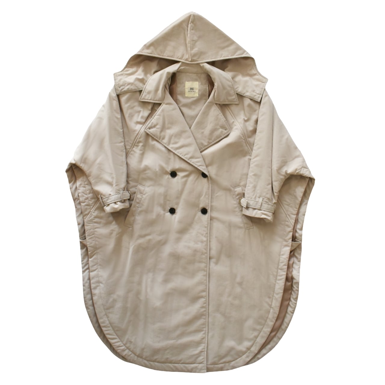 KAPOK KNOT / KAPOKDOWN PONCHO COAT / カポックダウン ポンチョコート