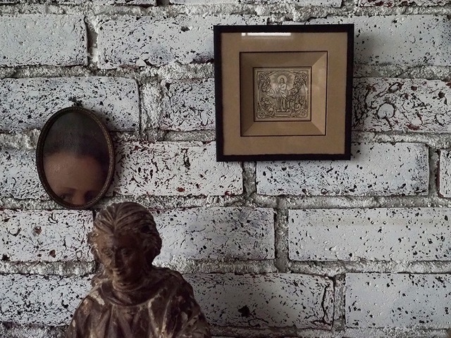 Le Carthé フランス額装 ” 木版マリアさま ”