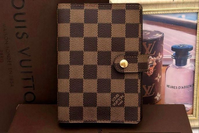 最後値下！美品！ルイヴィトン　ダミエ手帖カバー 美品 ルイヴィトン ダミエ 手帳カバー LOUIS VUITTON ルイヴィトン