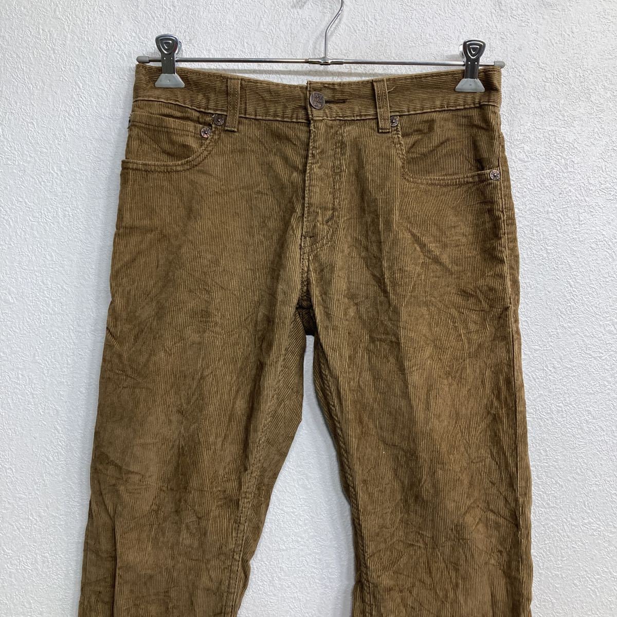 Levi's 511 コーデュロイパンツ W29 リーバイス レディース カーキ