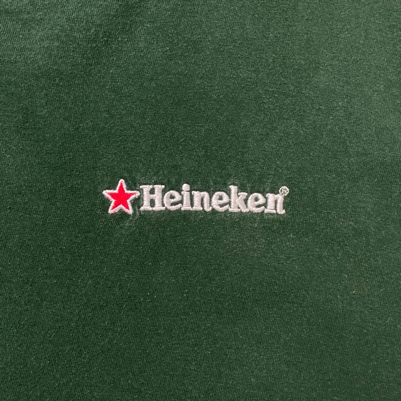00年代 Heineken ハイネケン 企業ロゴ刺繍 Tシャツ メンズXL 古着 00s 