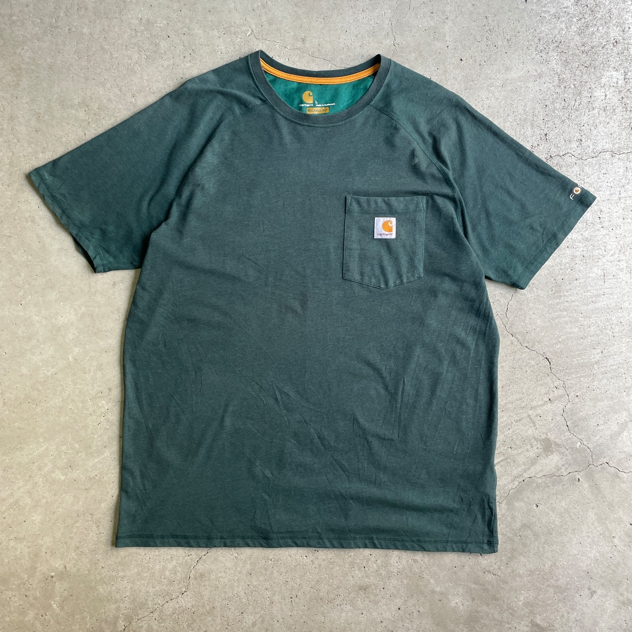 Carhartt カーハート ワンポイントロゴ ポケットTシャツ RELAXED FIT 