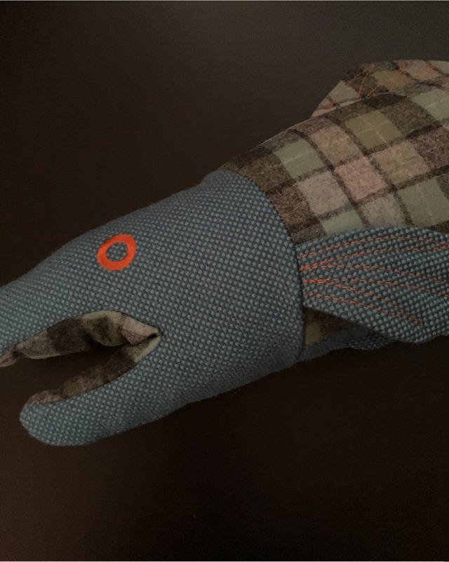 SHAKE plush -  Sky blue/Orange eye