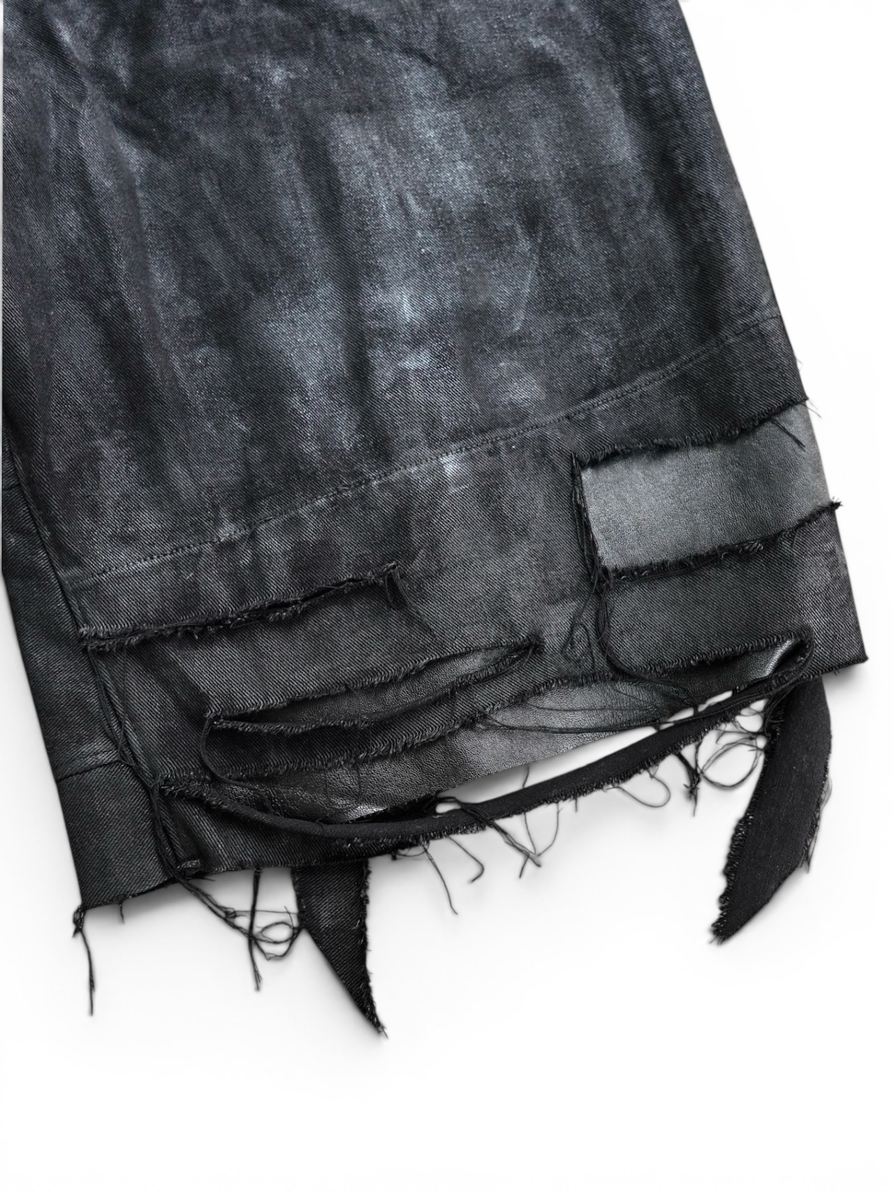 【DES'N'ATE】SHADOW COATING DISSECTED JORTS
