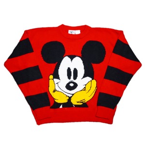 80's ~ vintage Mickey design sweater