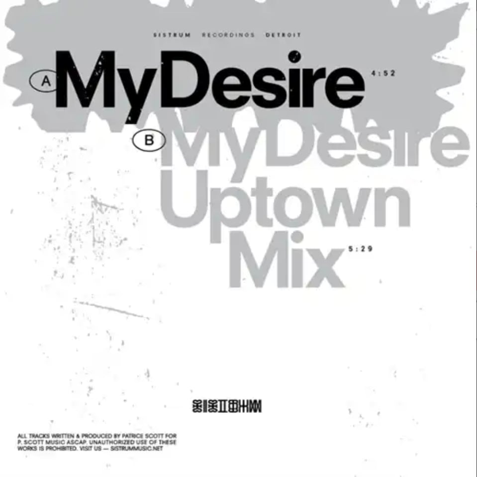 〈残り1点〉【12"】Patrice Scott - My Desire