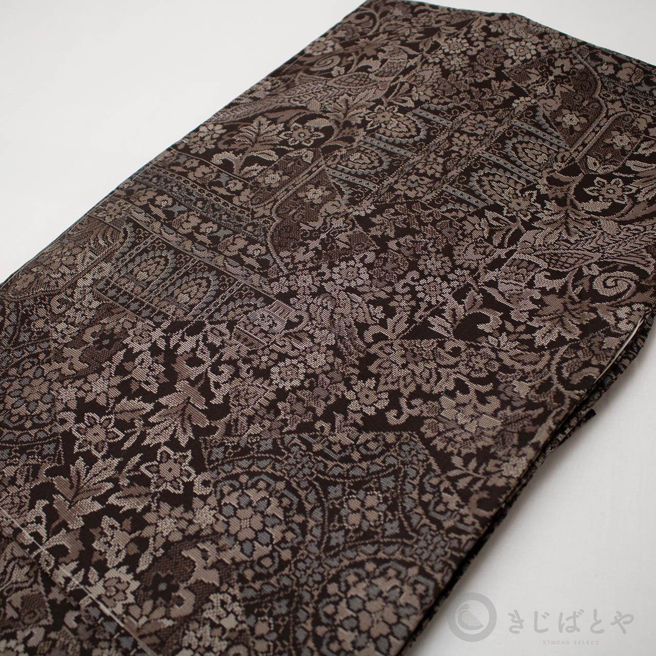正絹紬 花鳥の総柄 袷 | きじばとや