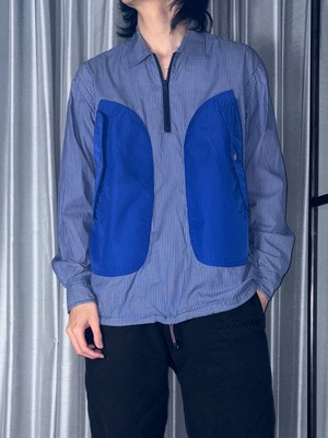 2005AW JUNYA WATANABE COMME des GARCONS MAN nylon switching pullover shirt