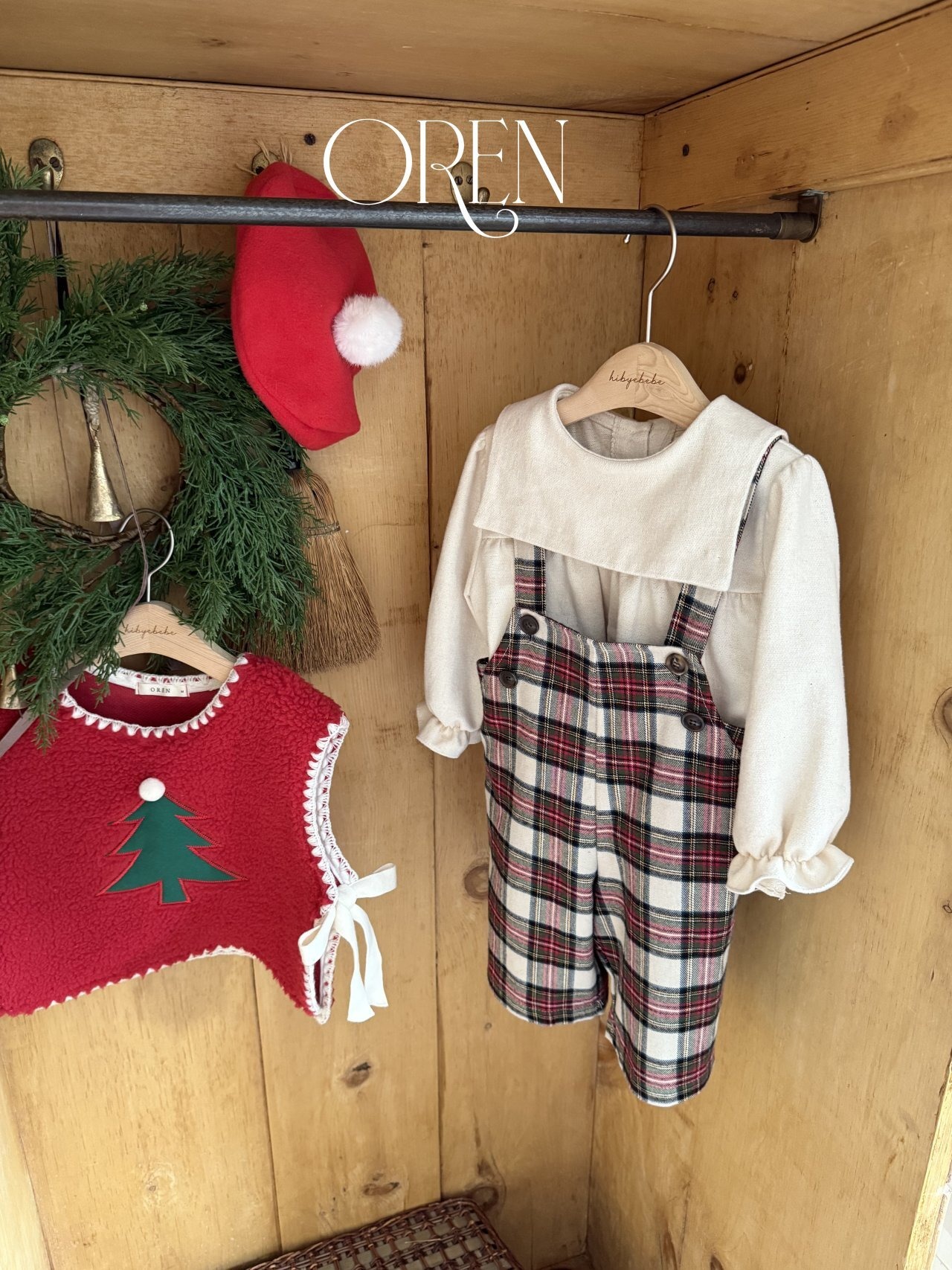 Oren X-mas［取寄］noellia check overall