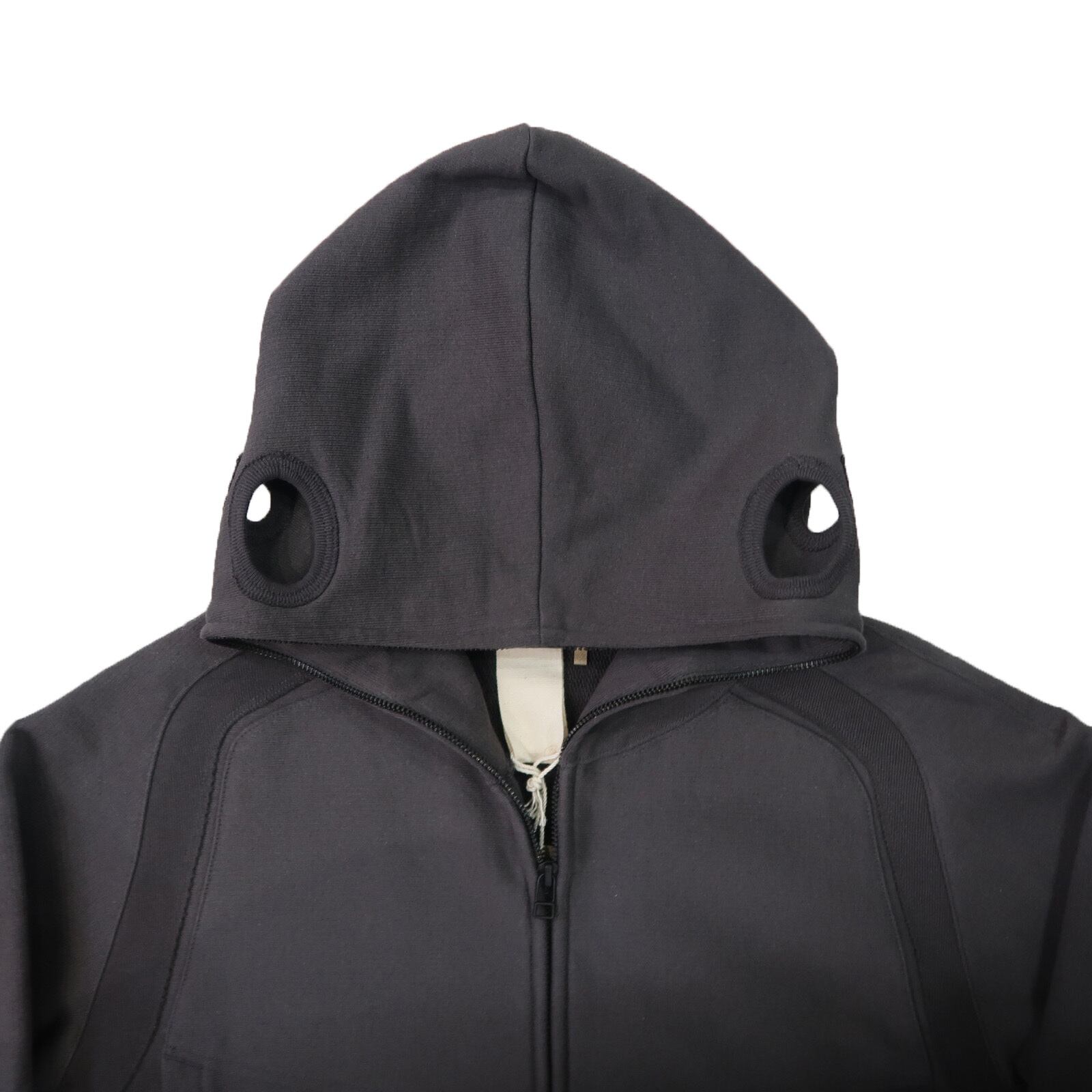 JIAN YE 23AW SOLID HOODIE (Charcoal)