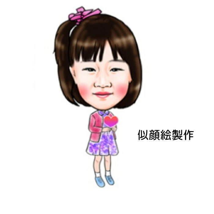 似顔絵 ギフト（子ども）似顔絵製作 サプライズギフト 似顔絵 敬老の日
