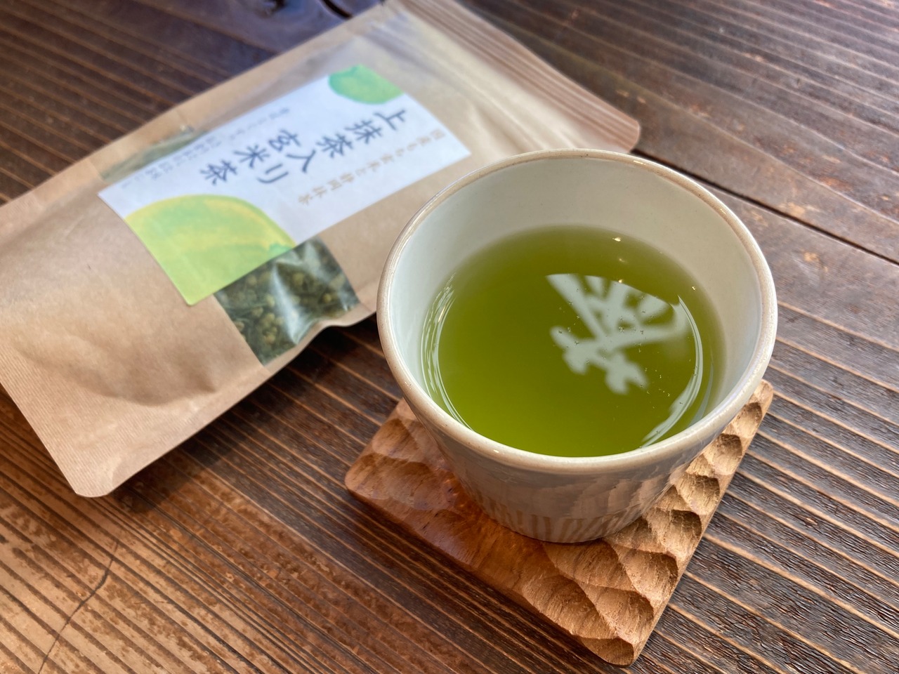 上抹茶入り玄米茶 150ｇリーフ
