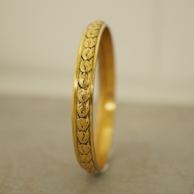 【FRENCH ANTIQUE】ANTIQUE GOLD BANGLE