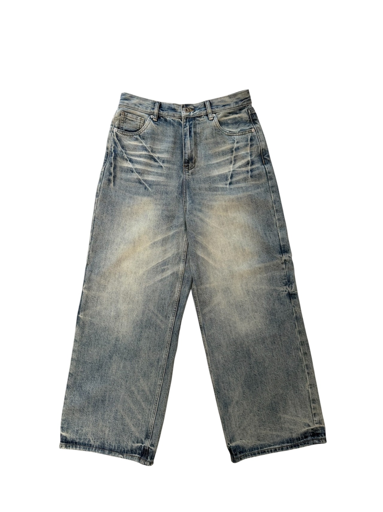 Classic Washed Loose Fit Denim