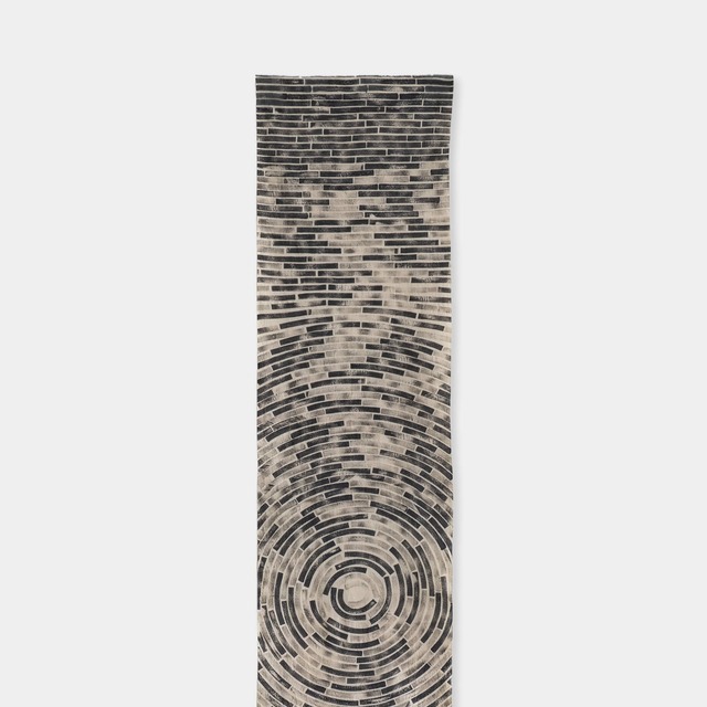 Shiori Mukai Textile 019 向井詩織 ブロックプリント 約36×190cm