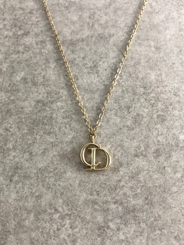 Christian Dior クリスチャン ディオール ネックレス ゴールド CDロゴ vintage ヴィンテージ オールド cdhu6c