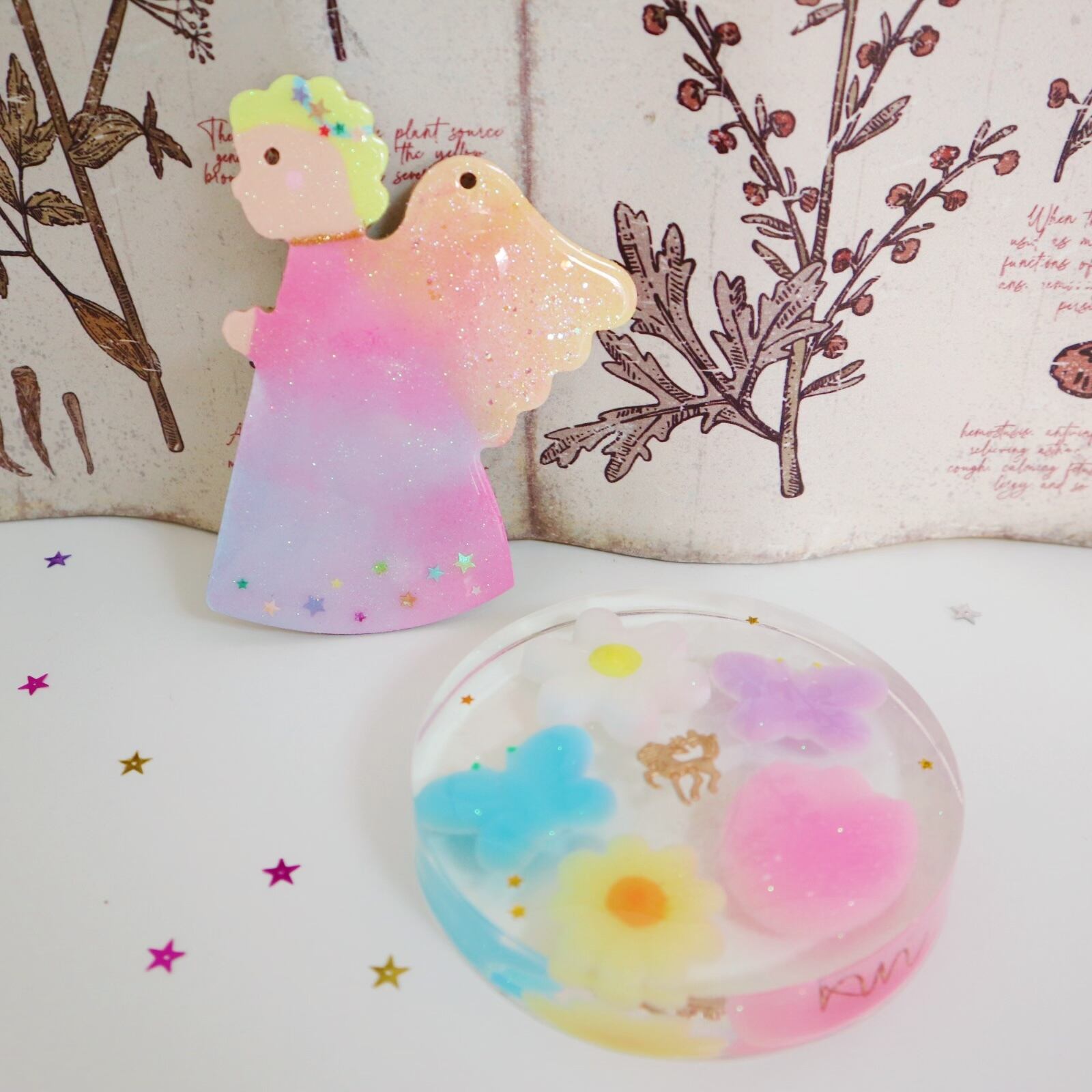 HAPPY NEW YEAR♡祝福の天使おまじないオルゴナイトセット