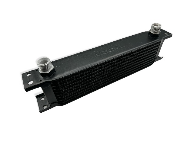 OC5103-8 オイルクーラー、MOCAL製、10段、コア幅 235mm、取り出し 1/2" BSP