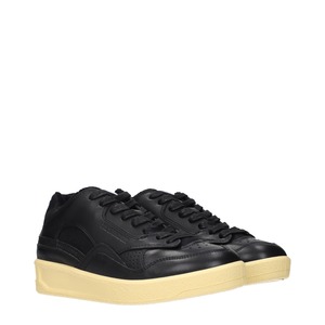 【新品】JIL SANDER ジルサンダー レディース スニーカー レザー ブラック WS0006P4869001