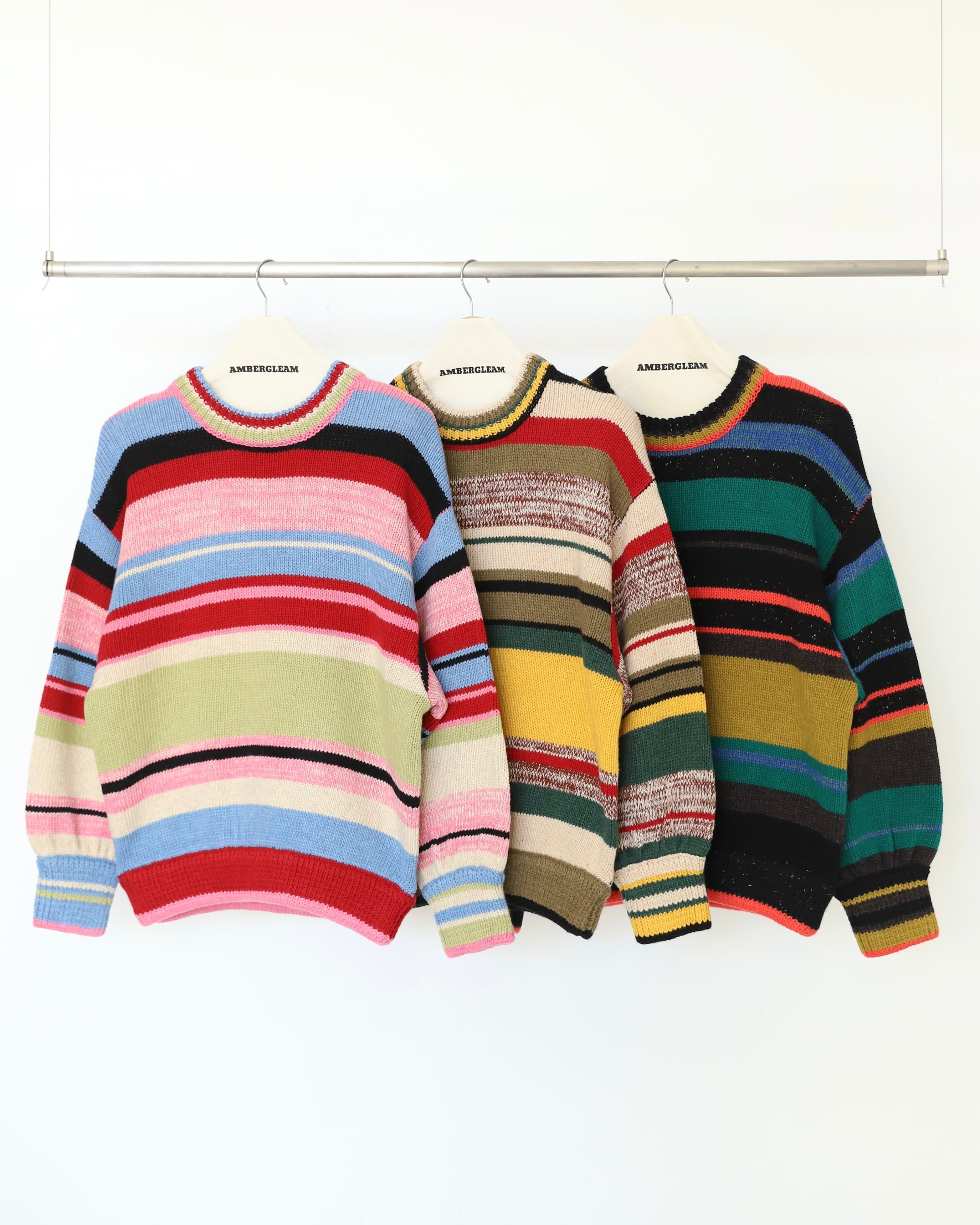 Rainbow Wool Sweater / レインボーウールセーター | AMBERGLEAM