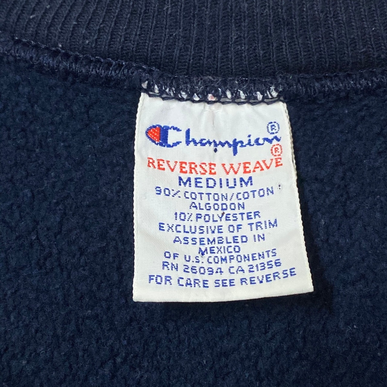 90年代 刺繍タグ Champion チャンピオン REVERSE WEAVE リバース 