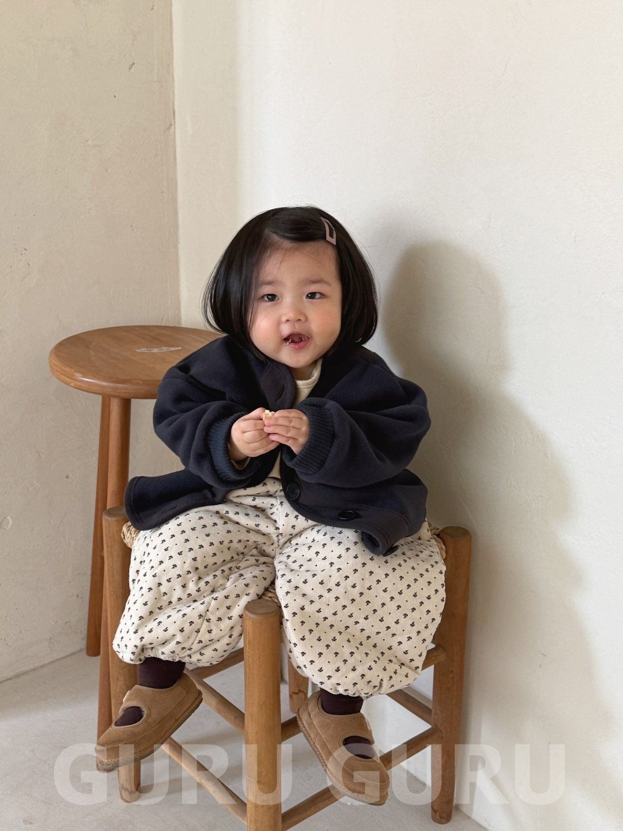 GURUGURU［取寄］flower bonding sausage pants 26winter