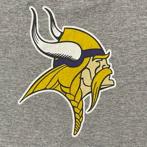 【NFL】Minnesota Vikings Tシャツ ミネソタバイキングス XL ビッグサイズ バックプリント US古着