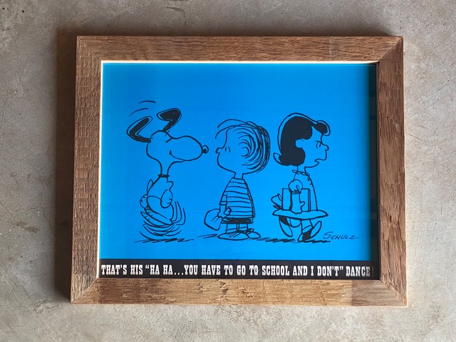 60s PEANUTS DATE BOOK POSTER FRAMING【8】