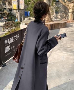 シティドレープロングコート 3color A0645