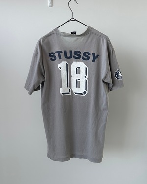 -Stussy- Vintage 90s M Print T-Shirt made in USA