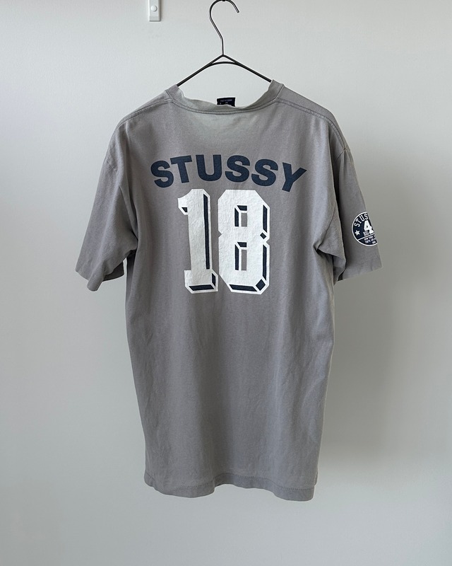 -Stussy- Vintage 90s M Print T-Shirt made in USA