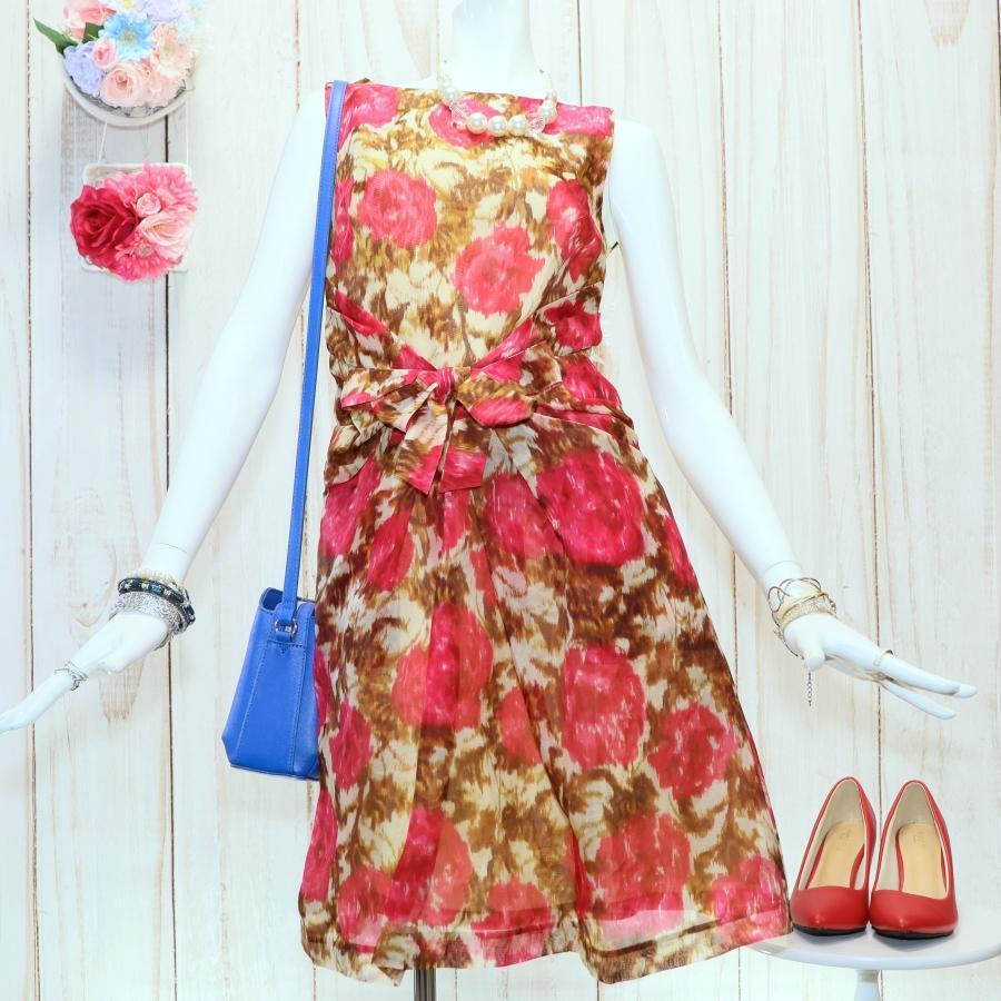 ケイトスペード サイズ 2 シルク 花柄 ノースリーブ ワンピース ケイトスペード サイズ 2 シルク 花柄 ノースリーブ ワンピース