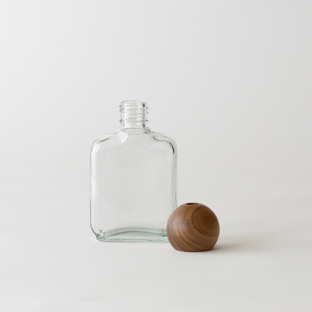 Flower vase clear glass