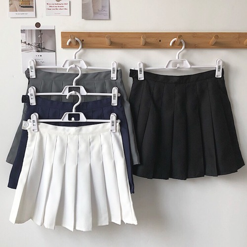 ✞ ソリッド Aラインプリーツスカート ソリッドカラー ✞ゴスロリ SM ミリ 甘ロリ クラロリ 和ロリ エレガント 黒ロリ 姫ロリ 華ロリ BB-BB49846099192