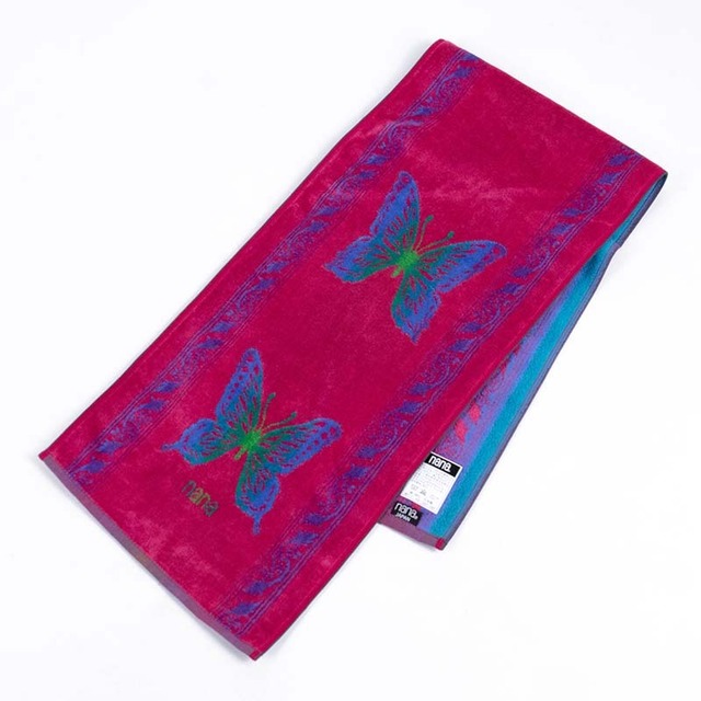 タオル　横浜ナナ　湘南ナナ　NANA　スポーツタオル　パピヨン２　チェリーピンク多色　nn-spt68