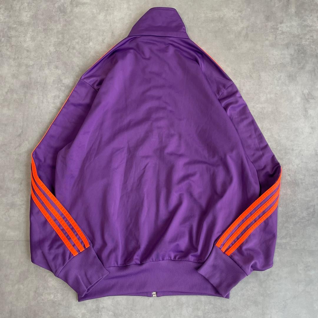 アディダス トラックジャケット ファイヤーバード 古着 紫 オレンジ
