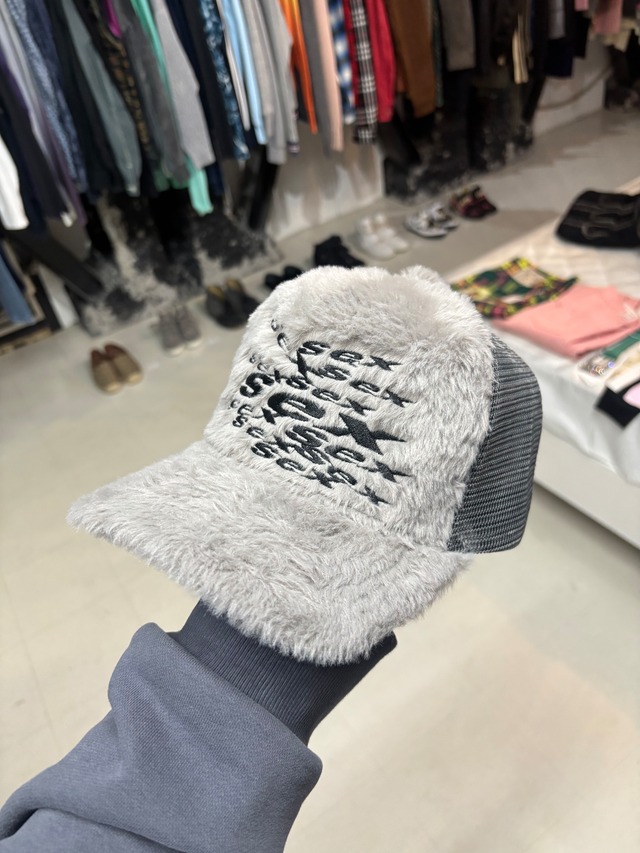 SEX FUR CAP GRAY