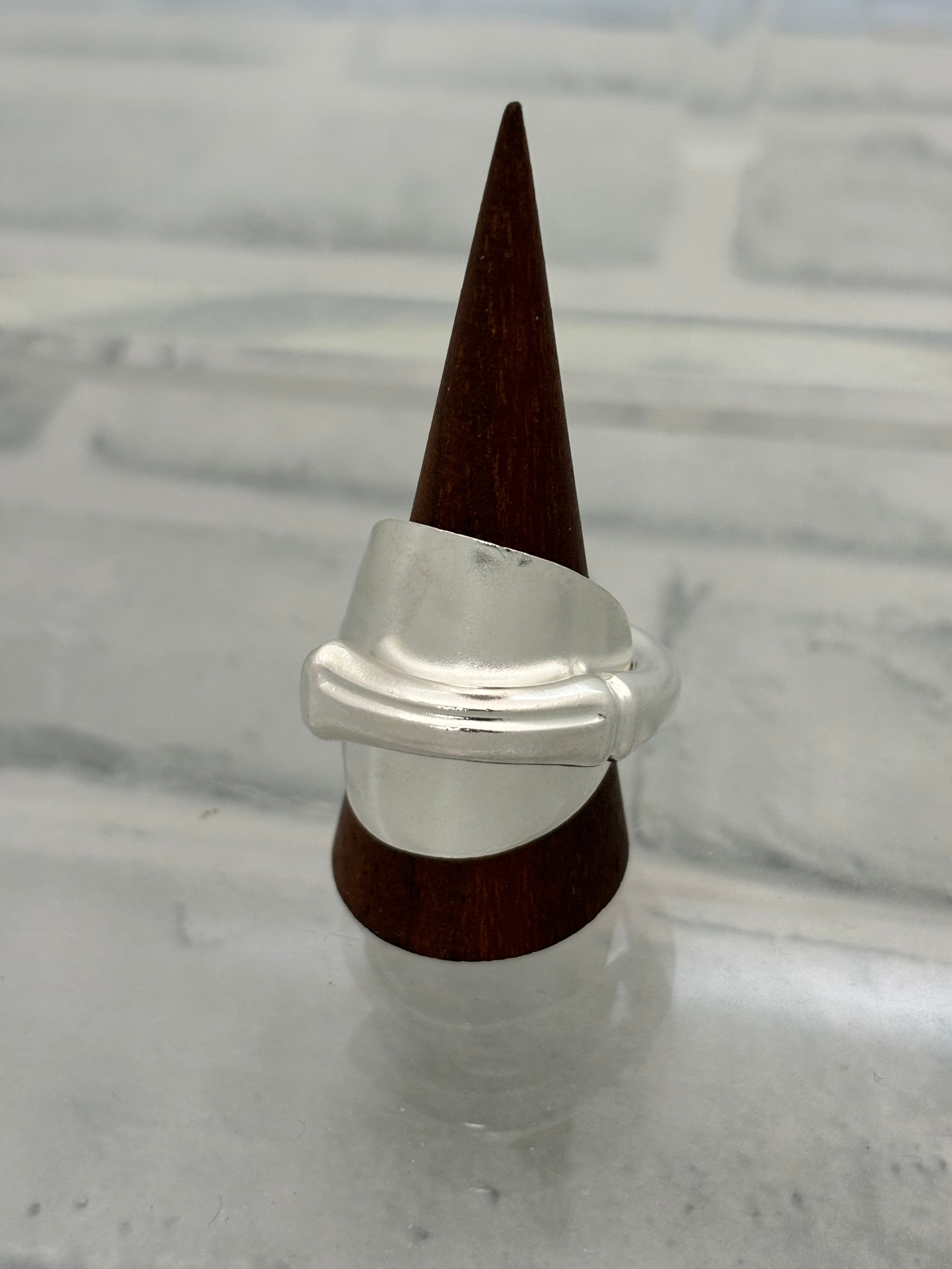 ビンテージ Tiffany スプーンリング 16号 希少 ヴィンテージティファニー TIFFANY バンブー スプーン