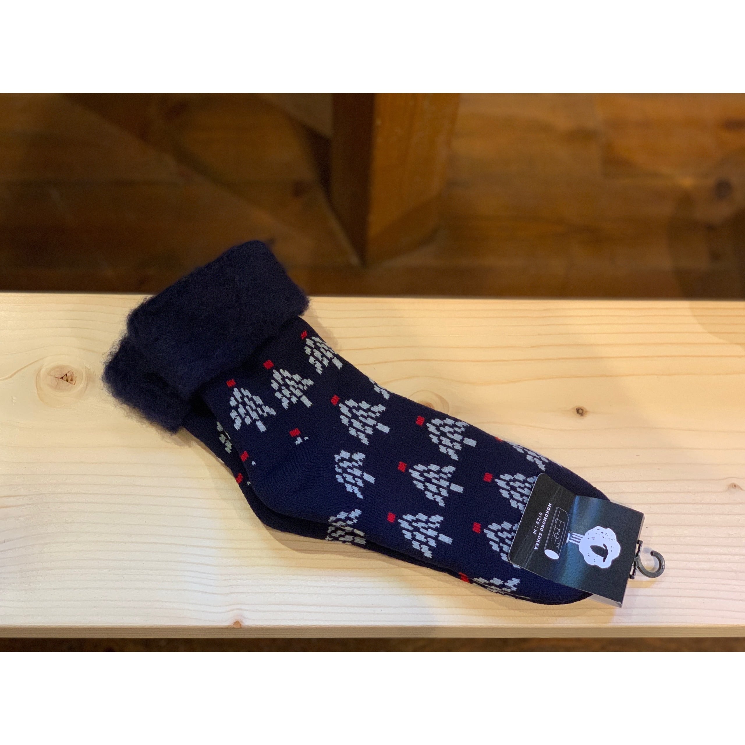 from F |もこもこソックス(Finland)M /Lady’s ” KUUSI / モミの木”